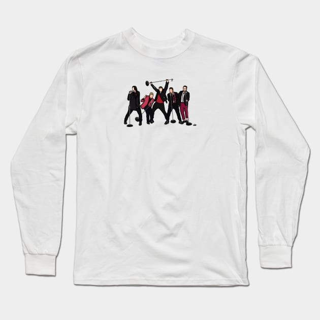 Backstreet Boys - Vegas Long Sleeve T-Shirt by LiloAndArt